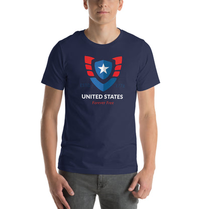 United States Forever Free 1776- Unisex t-shirt