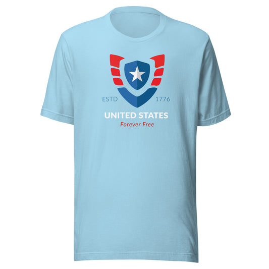 United States Forever Free 1776- Unisex t-shirt