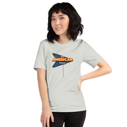 All American Retro Sign- Unisex t-shirt