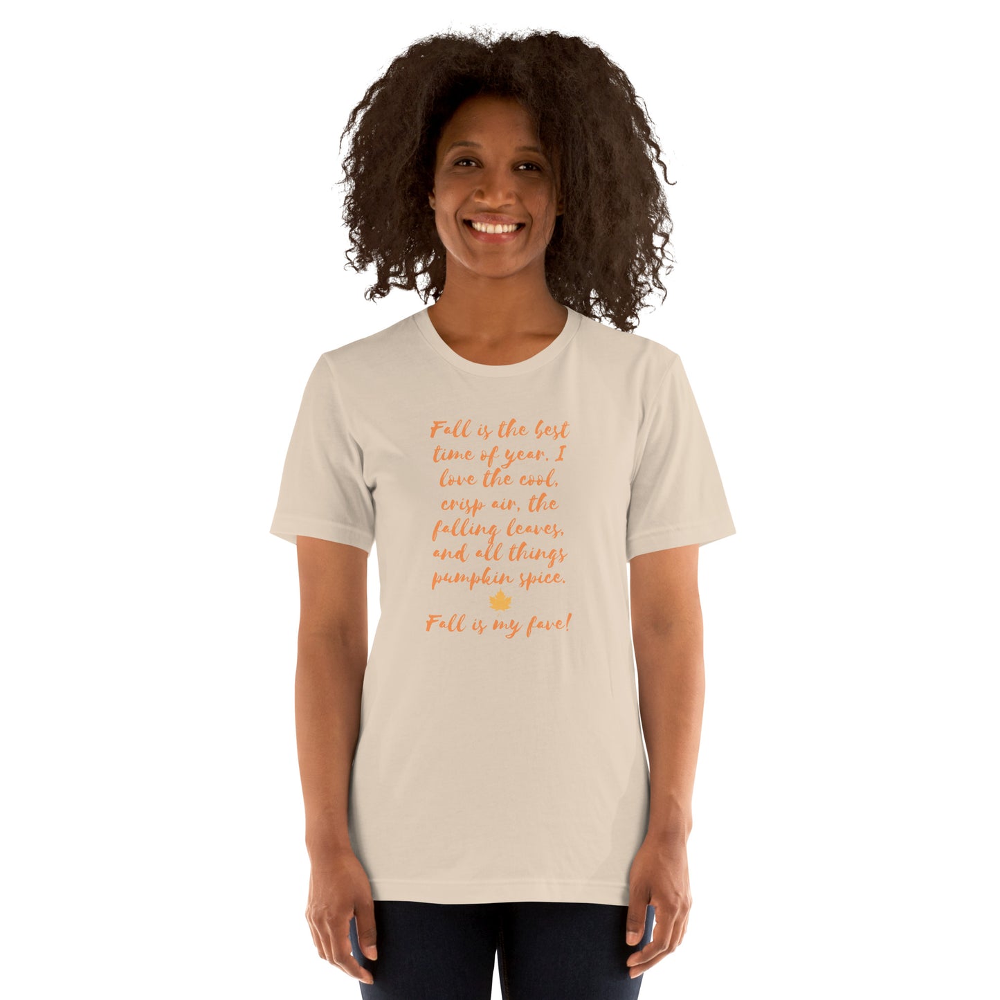 Fall is The Best- Handwritten- Unisex t-shirt