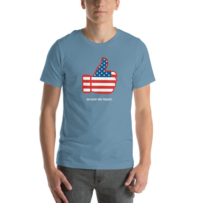 Thumbs Up- In God We Trust- Unisex t-shirt