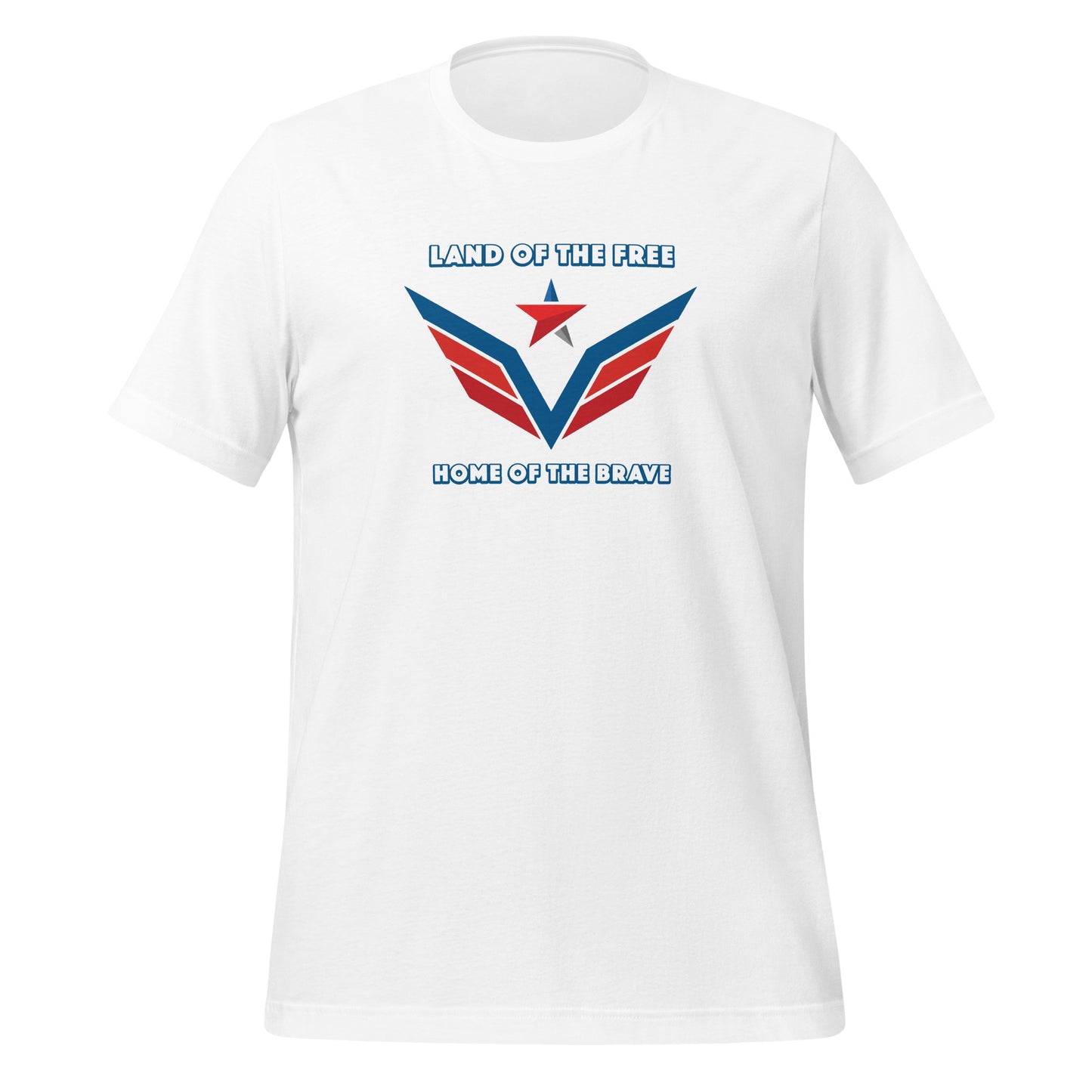 Land of the Free, Home of the Brave Wings- Unisex t-shirt