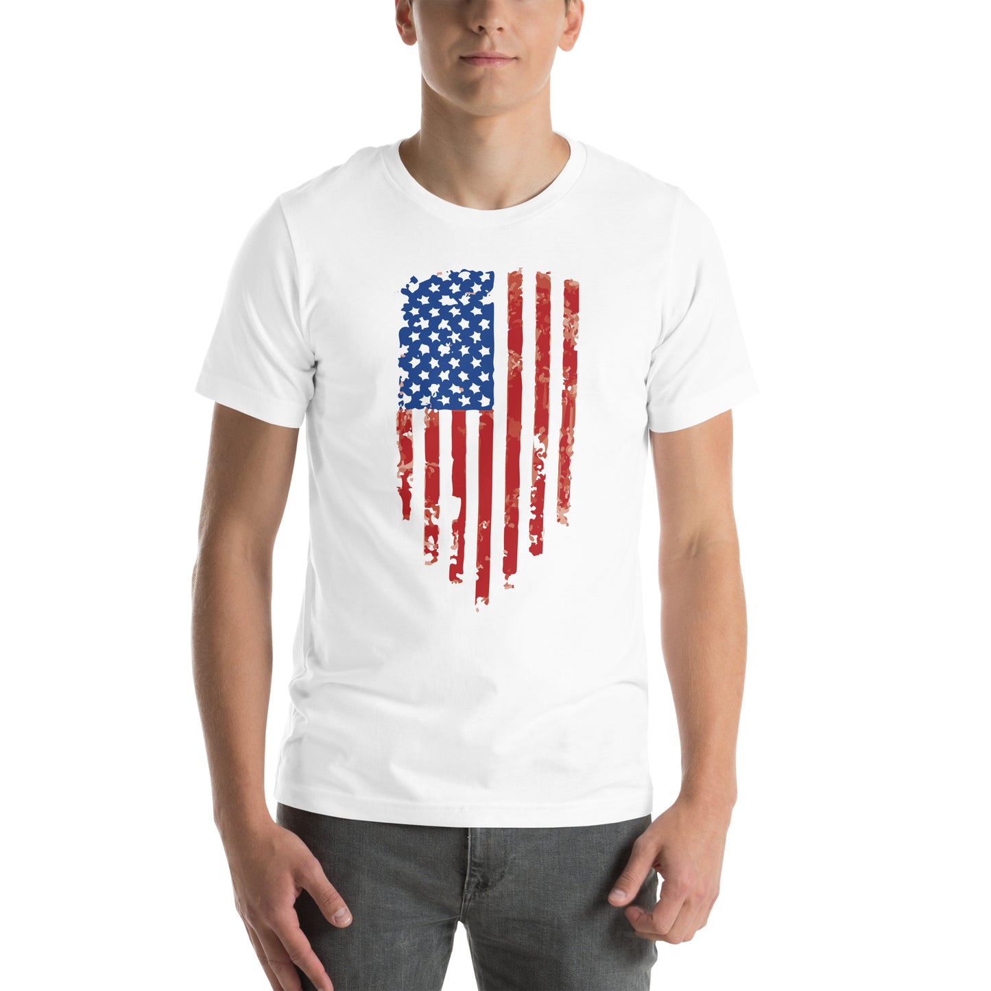 Old Glory Tattered US Flag- Unisex t-shirt