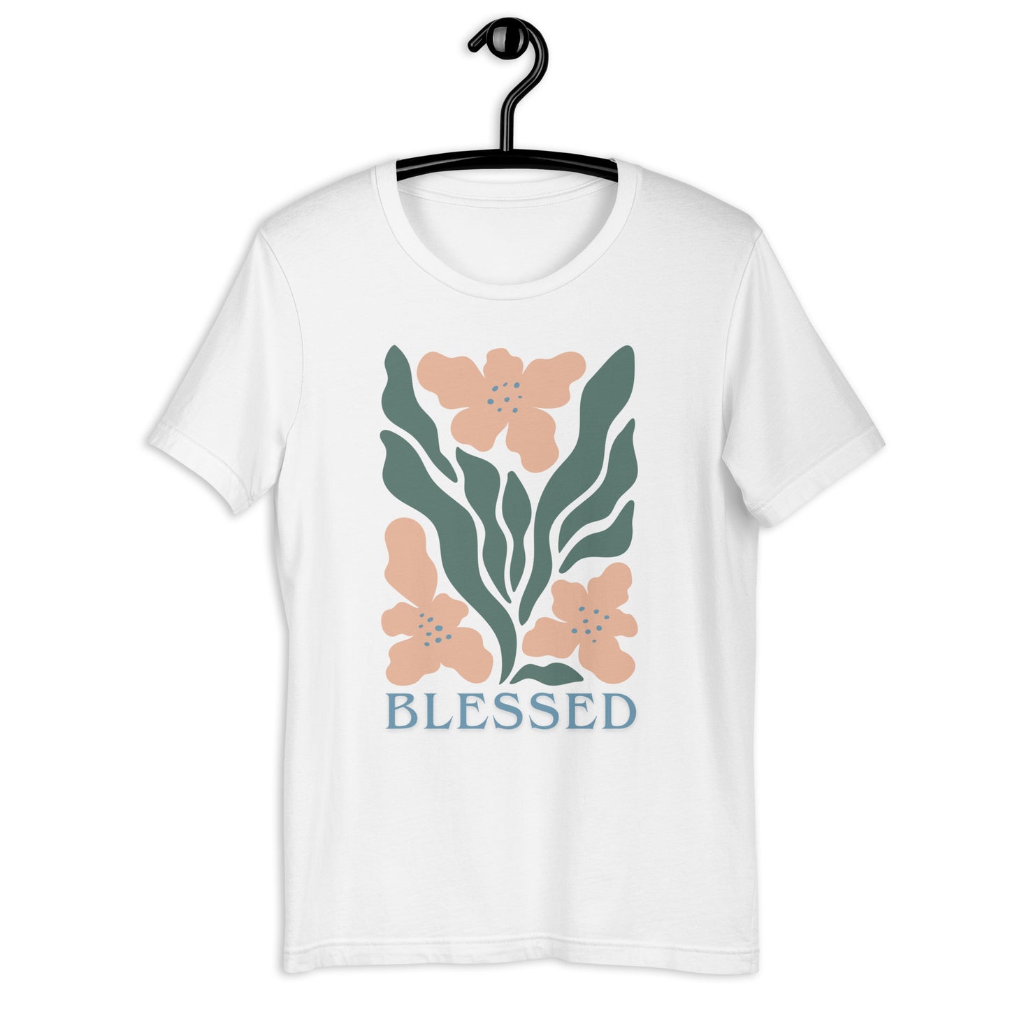 BLESSED - peach- Unisex t-shirt