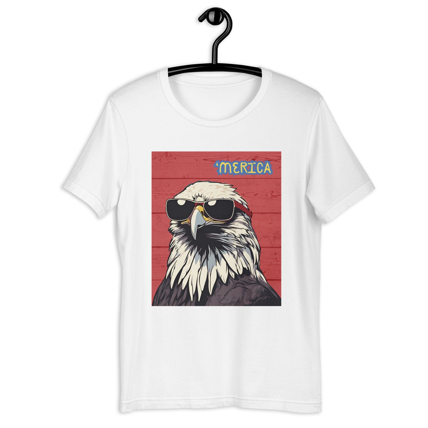 'Merica Bald Eagle- Red - Unisex t-shirt