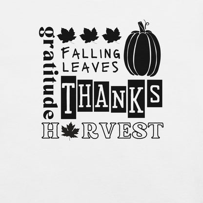 Fall Collage- White- Unisex t-shirt