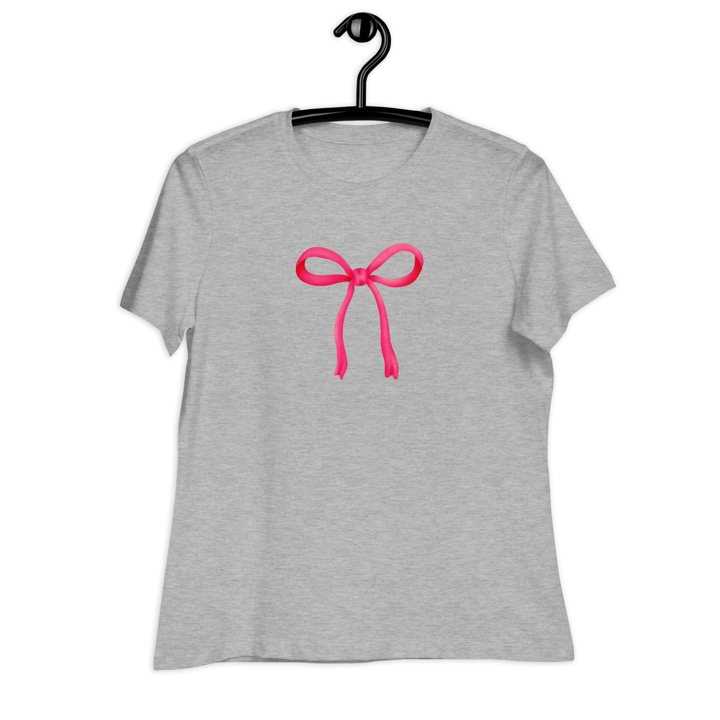 Magenta Bow - Women's Relaxed T-Shirt