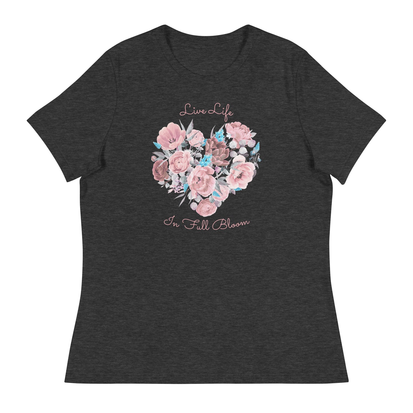 Full Bloom Heart - Women's Relaxed T-Shirt