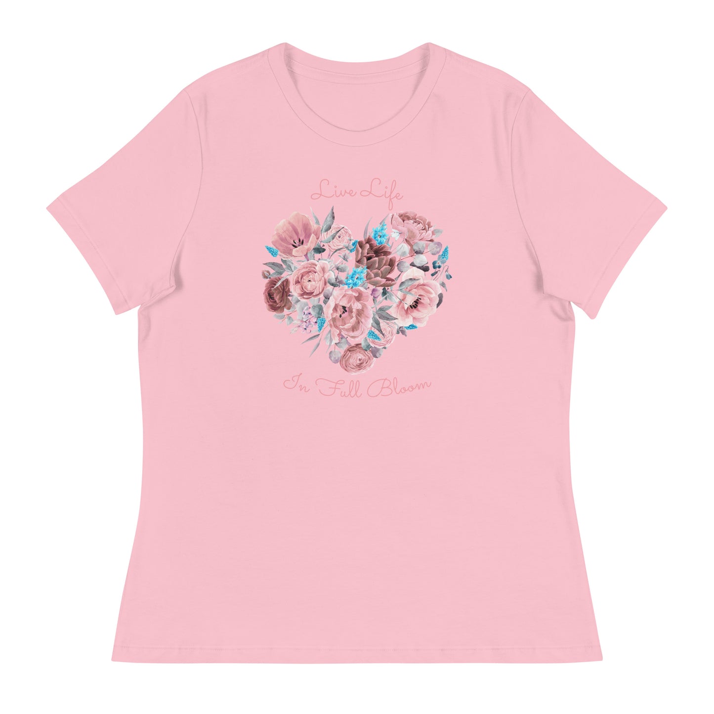 Full Bloom Heart - Women's Relaxed T-Shirt