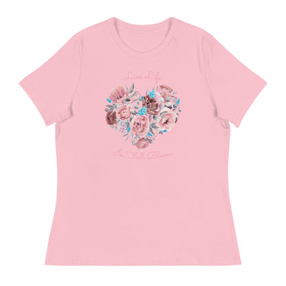 Full Bloom Heart - Women's Relaxed T-Shirt