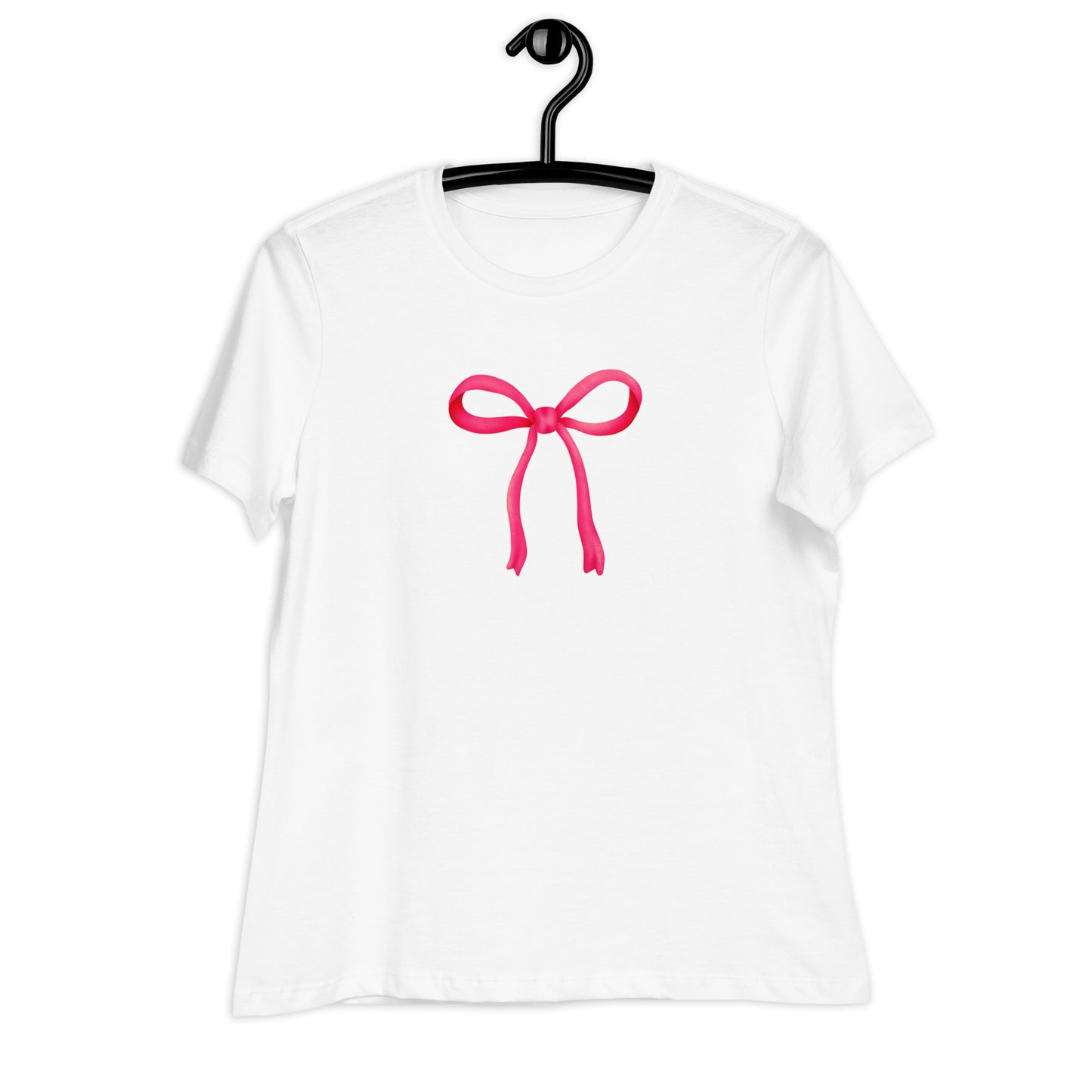 Magenta Bow - Women's Relaxed T-Shirt