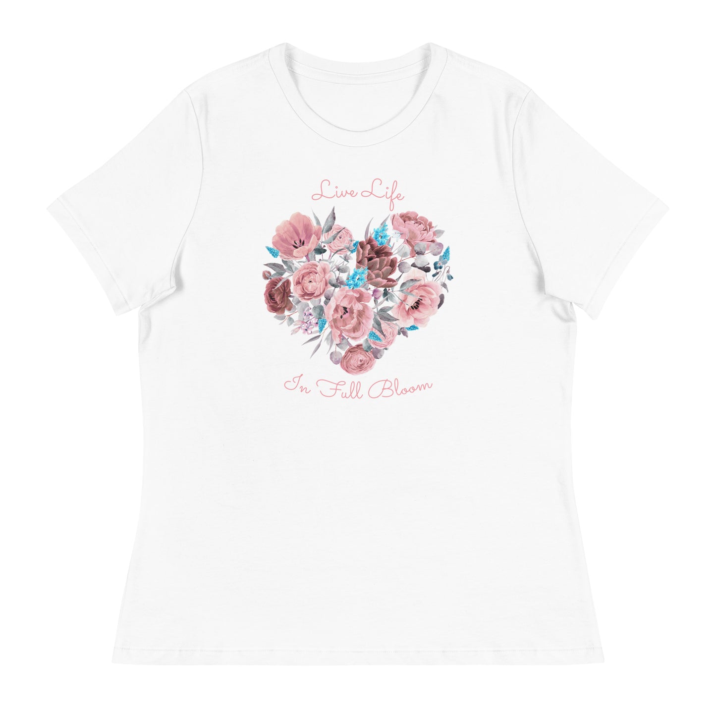 Full Bloom Heart - Women's Relaxed T-Shirt