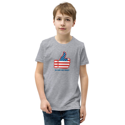 Thumb's Up U.S.A- Youth Short Sleeve T-Shirt