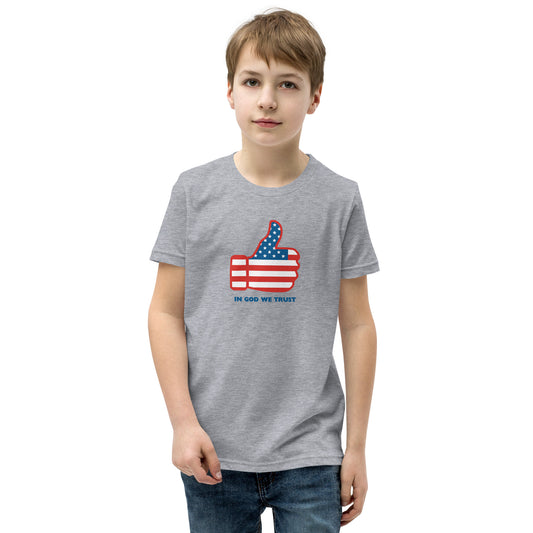 Thumb's Up U.S.A- Youth Short Sleeve T-Shirt