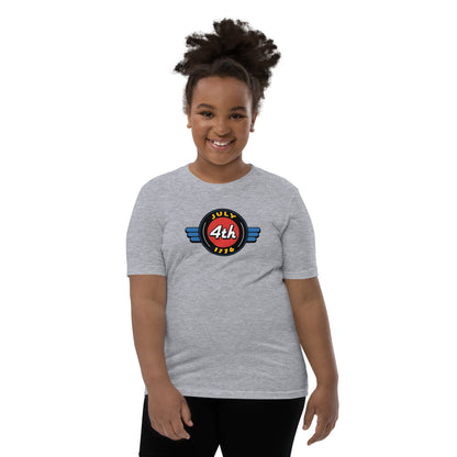 July 4th 1776- Youth Short Sleeve T-Shirt