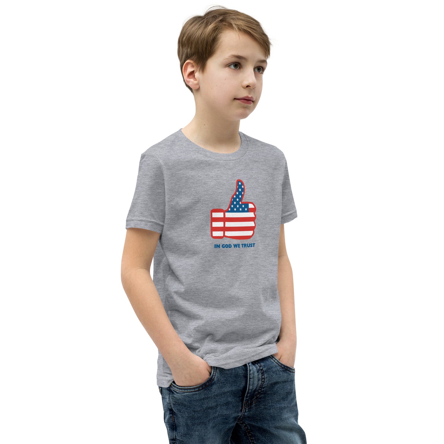 Thumb's Up U.S.A- Youth Short Sleeve T-Shirt