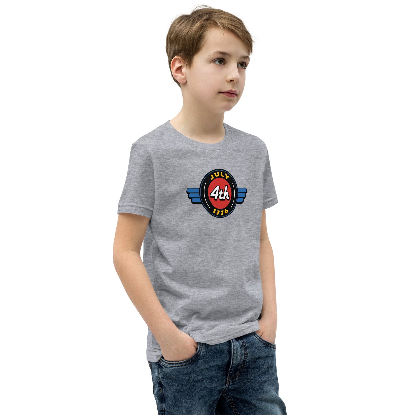 July 4th 1776- Youth Short Sleeve T-Shirt