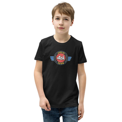 July 4th 1776- Youth Short Sleeve T-Shirt