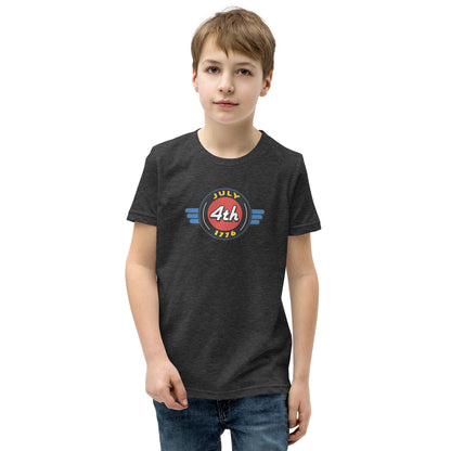 July 4th 1776- Youth Short Sleeve T-Shirt