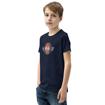 July 4th 1776- Youth Short Sleeve T-Shirt