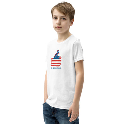 Thumb's Up U.S.A- Youth Short Sleeve T-Shirt