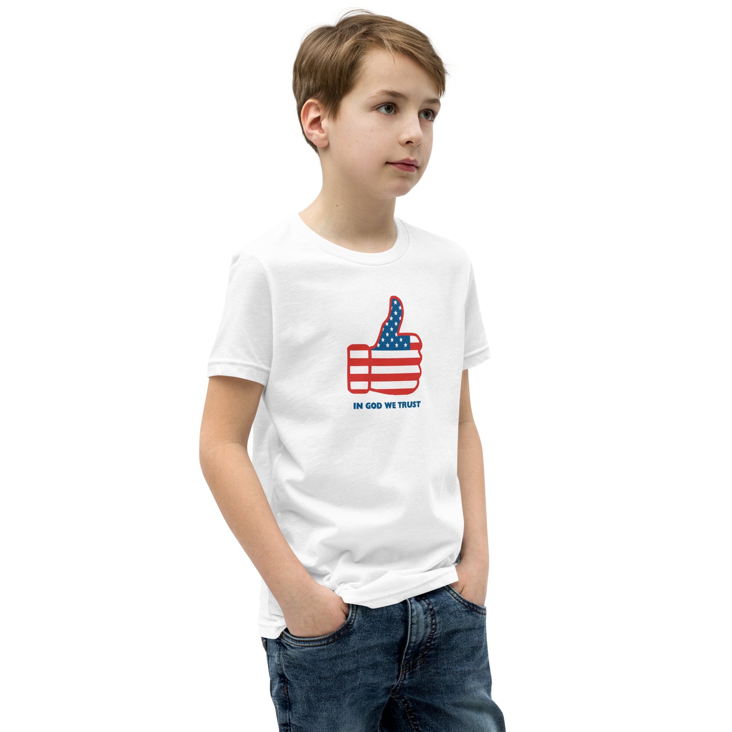 Thumb's Up U.S.A- Youth Short Sleeve T-Shirt